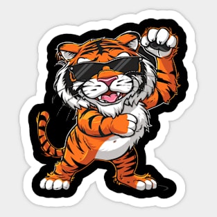 Tiger Forest Felines Sticker